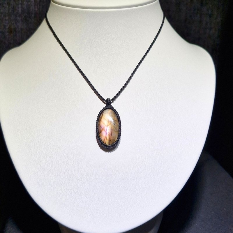 画像6: ☆10/03UP☆ピンク！！！！レインボー＆ディープブルーラブラドライトシリーズ：美しい古代の記憶の残るAAAハイクオリティ天然ラブラドライト： Temple of Stars（星々の神殿） (6)