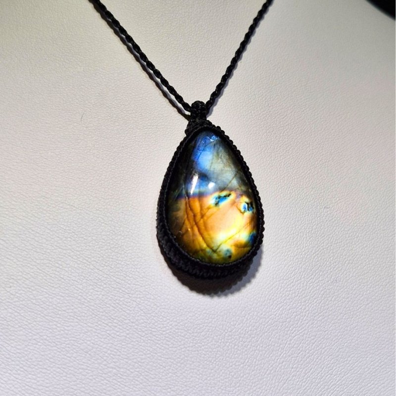 画像6: ☆10/03UP☆バイカラーナチュラルカラフル！レインボー＆ディープブルーラブラドライトシリーズ：美しい古代の記憶の残るAAAハイクオリティ天然ラブラドライト： Astral Engine（アストラル・エンジン (6)