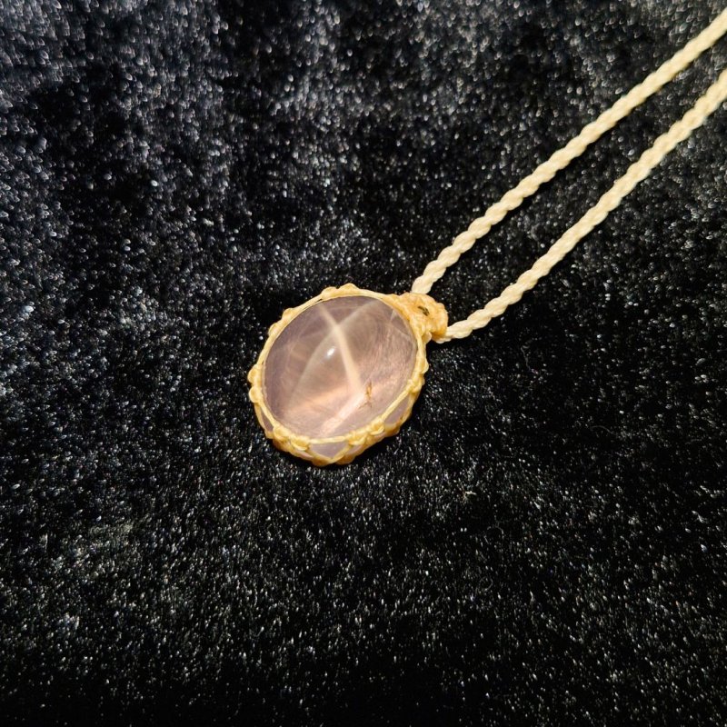 画像3: ☆10/04UP☆：25ctUP スターローズクォーツ：日本再研磨：最高峰のスターが出る水晶：ハイクオリティ：ピンクの石：Mystic Horizon（神秘の地平線） (3)