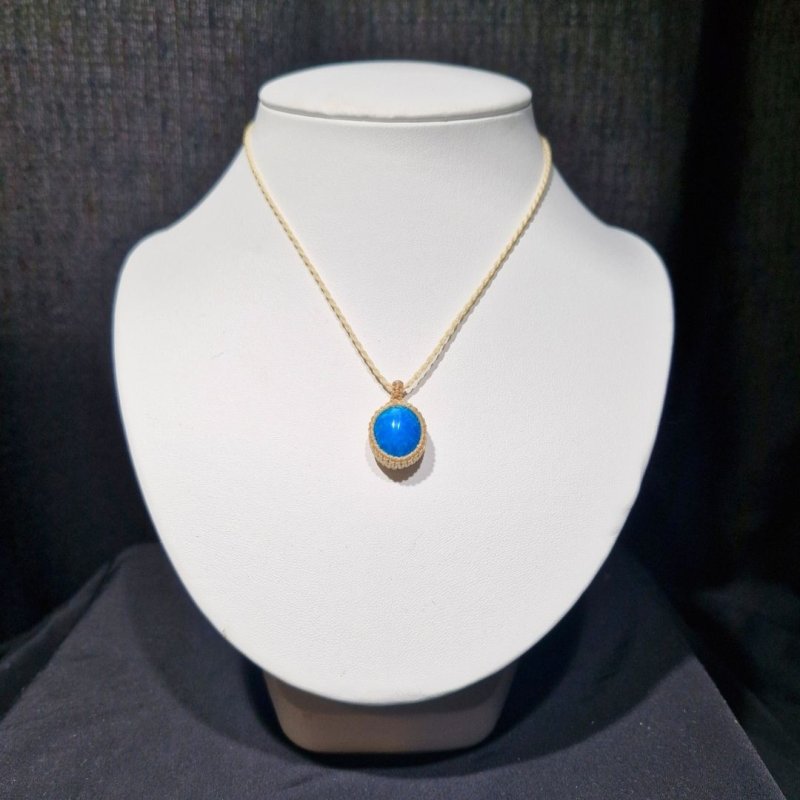 画像3: ☆11/05UP☆ペルシャ産：最強の一品：染めなし：ハイクオリティターコイズ：奇跡：Earth Breath（アース・ブレス） (3)