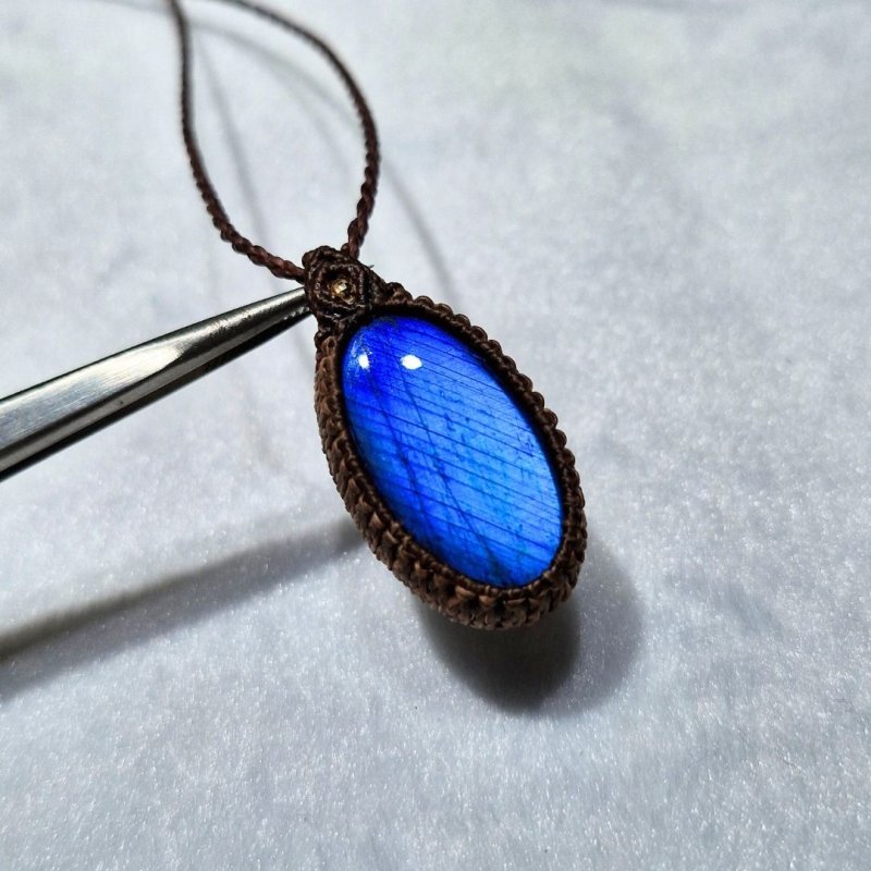 画像4: ☆11/05UP☆ナチュラルカラフル！レインボー＆ディープブルーラブラドライトシリーズ：美しい古代の記憶の残るハイクオリティ天然ラブラドライト：Spirit Path（スピリット・パス） (4)