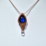 画像5: ☆11/05UP☆先生作品：ハクオリティラブラドライト：マイクロマクラメジュエリーシリーズ：満月の世界へ:神聖なる世界：月詠（つくよみ） (5)