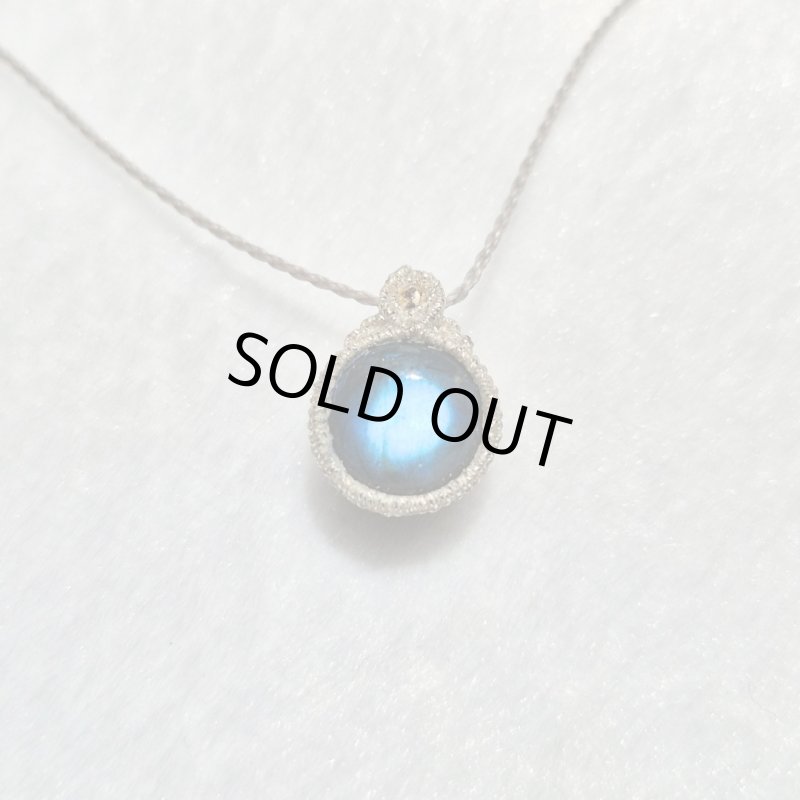 画像6: ☆11/05UP☆先生作品：ハクオリティラブラドライト：マイクロマクラメジュエリーシリーズ：満月の世界へ:神聖なる世界：夢灯（ゆめあかり） (6)