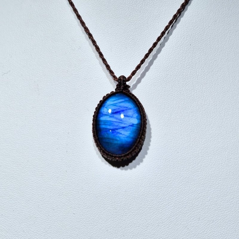 画像4: ☆11/05UP☆ナチュラルカラフル！レインボー＆ディープブルーラブラドライトシリーズ：美しい古代の記憶の残るハイクオリティ天然ラブラドライト：Blue Eagle（ブルー・イーグル） (4)