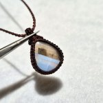 画像1: ☆11/05UP☆ブルーオパール：透明感のあるコモンオパール：いいバイカラー：Stella Rose（星の薔薇） (1)