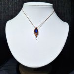 画像2: ☆11/05UP☆先生作品：ハクオリティラブラドライト：マイクロマクラメジュエリーシリーズ：満月の世界へ:神聖なる世界：月詠（つくよみ） (2)