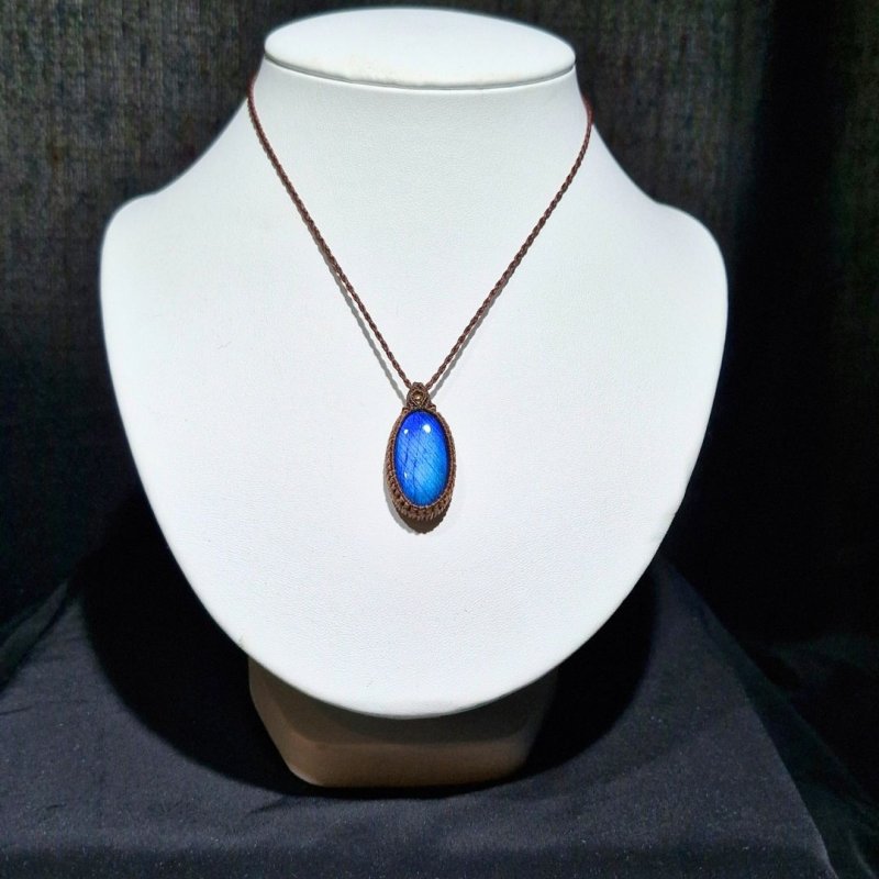 画像2: ☆11/05UP☆ナチュラルカラフル！レインボー＆ディープブルーラブラドライトシリーズ：美しい古代の記憶の残るハイクオリティ天然ラブラドライト：Spirit Path（スピリット・パス） (2)