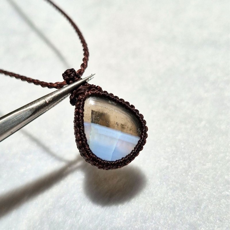 画像4: ☆11/05UP☆ブルーオパール：透明感のあるコモンオパール：いいバイカラー：Stella Rose（星の薔薇） (4)