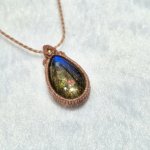 画像5: ☆11/05UP☆先生作品：ハクオリティラブラドライト：マイクロマクラメジュエリーシリーズ：満月の世界へ:神聖なる世界：天響（てんきょう） (5)