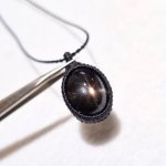 画像5: ☆11/05UP☆ブラックサンストーン：タンザニア産：ここまでギラギラ：ハイクオリティ：太陽の輝きサンストーン：Inner Bloom（心の花） (5)