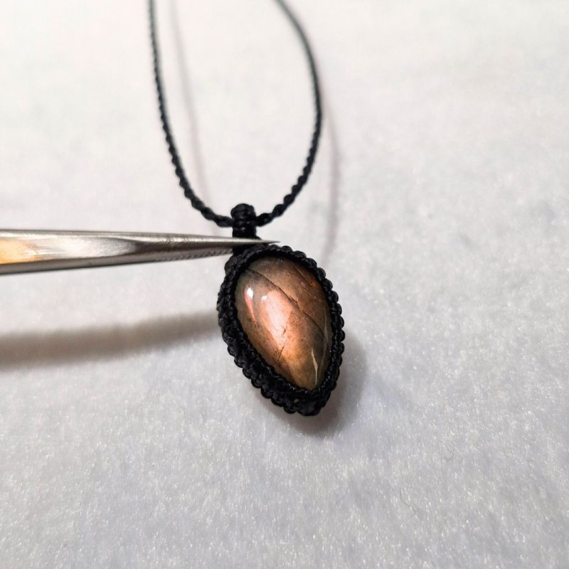 画像4: ☆11/05UP☆ナチュラルカラフル！レインボー＆ディープブルーラブラドライトシリーズ：美しい古代の記憶の残るハイクオリティ天然ラブラドライト：Hikari no Yume（光の夢） (4)