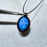 画像5: ☆11/05UP☆ナチュラルカラフル！レインボー＆ディープブルーラブラドライトシリーズ：美しい古代の記憶の残るハイクオリティ天然ラブラドライト：Blue Eagle（ブルー・イーグル） (5)