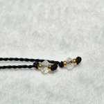 画像4: ☆11/05UP☆先生作品マイクロマクラメジュエリー：ブラジル産ゴールドルチルクォーツ！金の針金が水晶の中に：美しい金の結晶：Aurora Whisper（オーロラのささやき） (4)