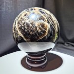 画像4: ☆12/03UP☆モリオン黒大型水晶丸大：魔よけの最高峰：ブラジル産黒水晶：Shadow Guardian（シャドウ・ガーディアン） (4)