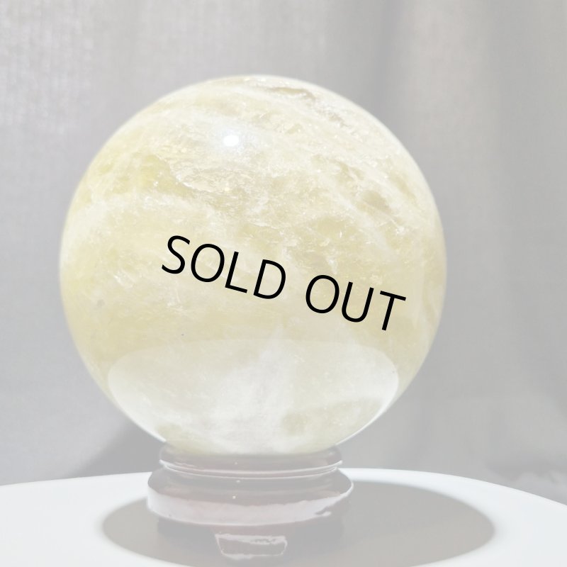 画像3: ☆12/03UP☆ゴールデンシトリン×スモーキー混ざり合った巨大な丸だ；美しい巨大なコレクションピースを大放出：丸玉加工：Solar King Sphere（ソーラー・キング・スフィア） (3)