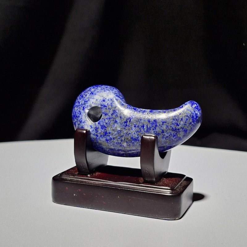 画像3: ☆12/03☆古代の最古のパワーストーンと呼ばれるラピスラズリが登場！。新たな時代へ：勾玉デザイン：Cosmic Blue Charm（コズミック・ブルー・チャーム） (3)