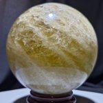 画像6: ☆12/03UP☆ゴールデンシトリン×スモーキー混ざり合った巨大な丸だ；美しい巨大なコレクションピースを大放出：丸玉加工：Solar King Sphere（ソーラー・キング・スフィア） (6)