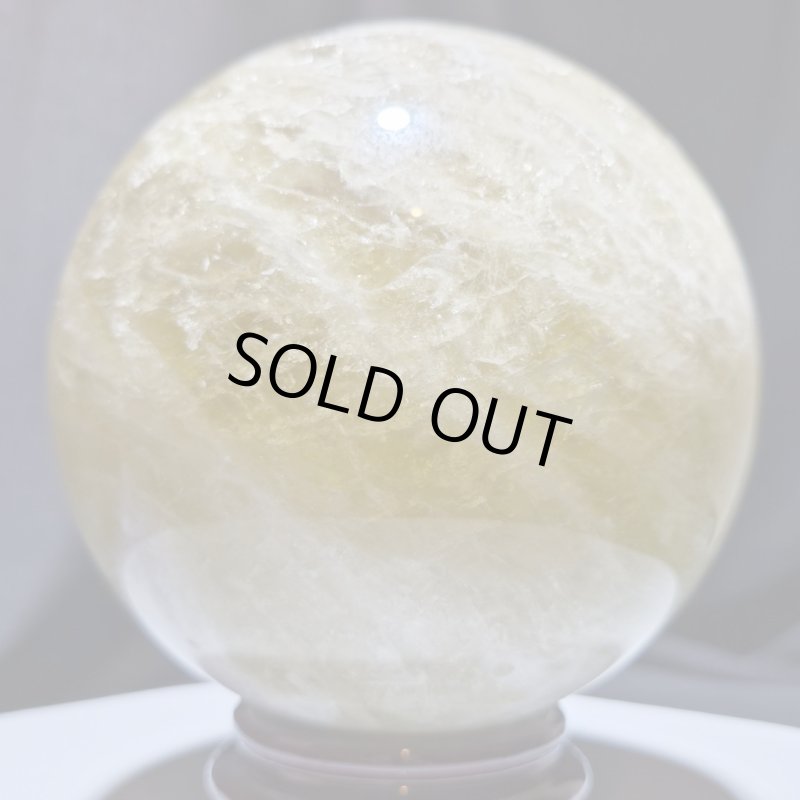 画像6: ☆12/03UP☆ゴールデンシトリン×スモーキー混ざり合った巨大な丸だ；美しい巨大なコレクションピースを大放出：丸玉加工：Solar King Sphere（ソーラー・キング・スフィア） (6)