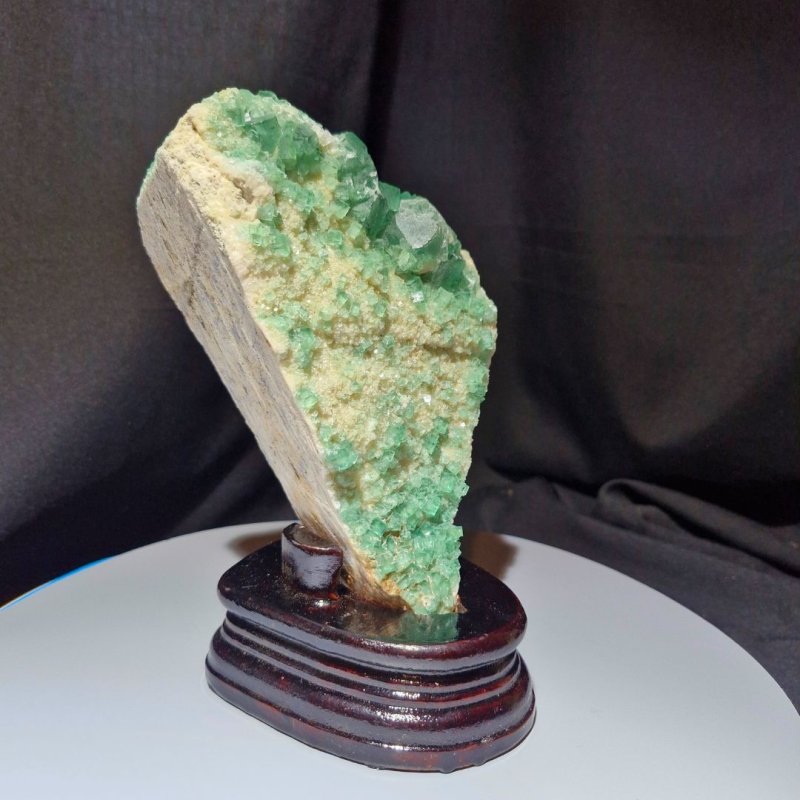 画像4: ☆12/03UP☆美しい蛍光フローライト；中国四川産；天然の紫、緑、クリアからできる美しい結晶：地球の作り出した色：Clarity Leaf（クラリティ・リーフ） (4)