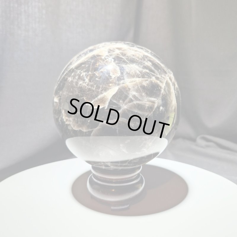 画像6: ☆12/03UP☆モリオン黒大型水晶丸大：魔よけの最高峰：ブラジル産黒水晶：Shadow Guardian（シャドウ・ガーディアン） (6)