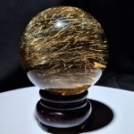 画像5: ☆12/03UP☆月のかけら史上最高峰：ゴールドスモーキールチルクォーツ；コレクションピースを大放出：丸玉加工：金の流星：Golden Smoky Orb（ゴールデン・スモーキー・オーブ） (5)