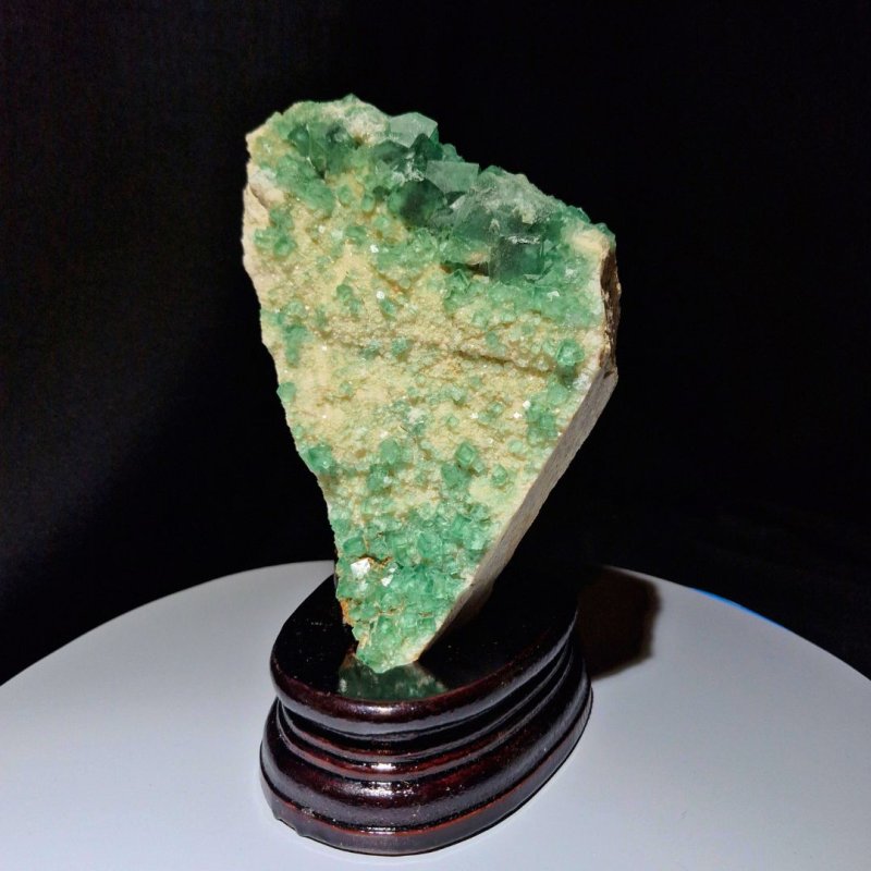 画像2: ☆12/03UP☆美しい蛍光フローライト；中国四川産；天然の紫、緑、クリアからできる美しい結晶：地球の作り出した色：Clarity Leaf（クラリティ・リーフ） (2)