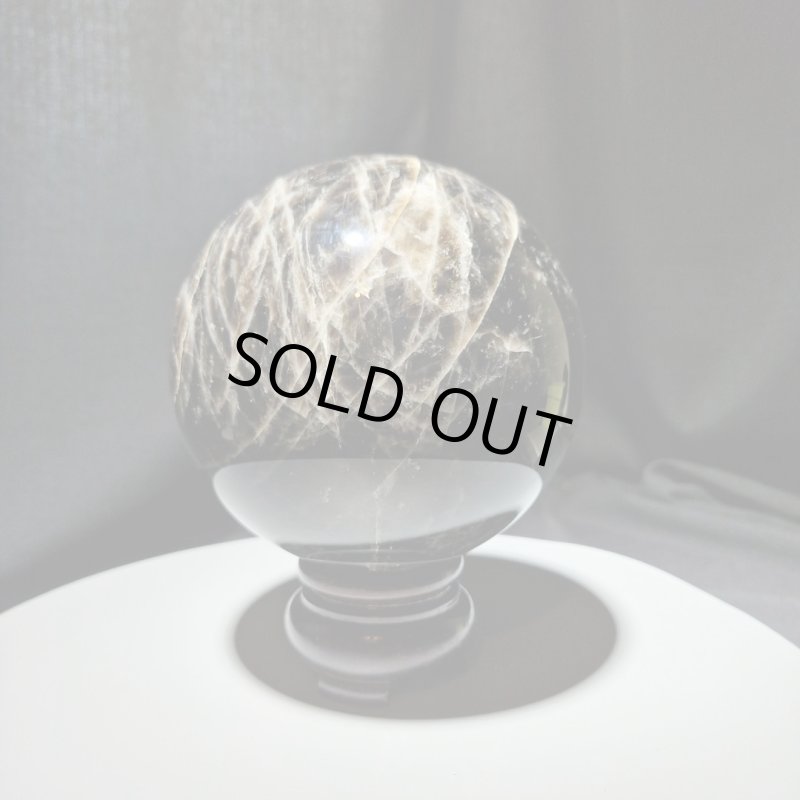 画像5: ☆12/03UP☆モリオン黒大型水晶丸大：魔よけの最高峰：ブラジル産黒水晶：Shadow Guardian（シャドウ・ガーディアン） (5)