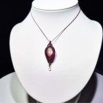 画像2: ☆11/05UP☆先生作品マイクロマクラメジュエリー：パープルスタースターサファイヤ(ルビー)×超ハイクオリティムーンストーン：Moonlit Sapphire（ムーンリット・サファイア） (2)