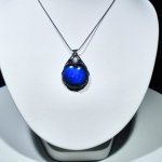 画像1: ☆01/01UP☆先生作品：ハクオリティラブラドライト：ラウンドカット：マイクロマクラメジュエリーシリーズ：満月の世界へ:神聖なる世界：Origin Drop（オリジン・ドロップ） (1)