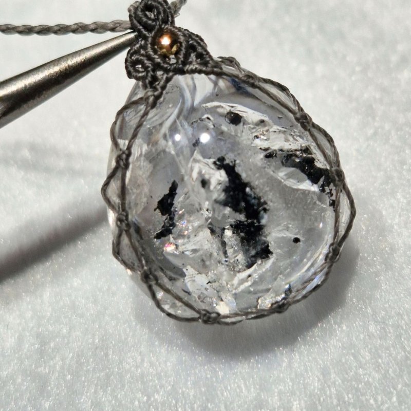 画像5: ☆01/01UP☆奇跡の水入り水晶：100万年前の不老不死の水：たっぷり水の入った最高級水晶：巡り（Meguri） (5)