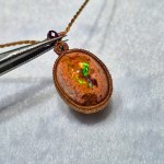 画像6: ☆01/01UP☆1世界最高品質のカンテラオパール全部出します：登場：マイクロマクラメ作品:虹色のきらきらがとまりません：メキシコオパールの奇跡：兆火（きざしび） (6)