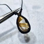 画像3: ☆01/01UP☆超ハイクオリティ：小粒世界一＊ブラジル産ゴールドルチルクォーツ！金の針金が水晶の中に：美しい金の結晶：運命線（うんめいせん） (3)