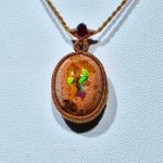 画像3: ☆01/01UP☆1世界最高品質のカンテラオパール全部出します：登場：マイクロマクラメ作品:虹色のきらきらがとまりません：メキシコオパールの奇跡：兆火（きざしび） (3)