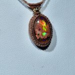 画像7: ☆01/01UP☆1世界最高品質のカンテラオパール全部出します：登場：マイクロマクラメ作品:虹色のきらきらがとまりません：メキシコオパールの奇跡：始原の灯（しげんのともしび） (7)