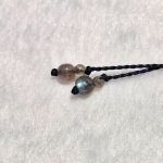 画像6: ☆1/01UP☆先生作品マイクロマクラメジュエリー：スタースターサファイヤ×超ハイクオリティムーンストーン：星の王子 (6)