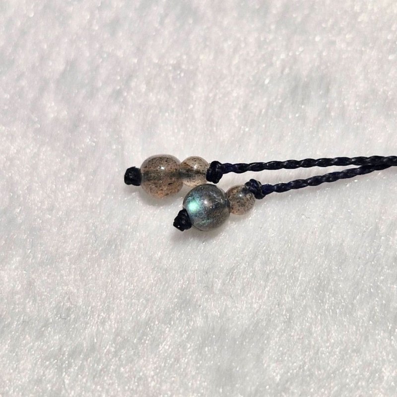 画像6: ☆1/01UP☆先生作品マイクロマクラメジュエリー：スタースターサファイヤ×超ハイクオリティムーンストーン：星の王子 (6)