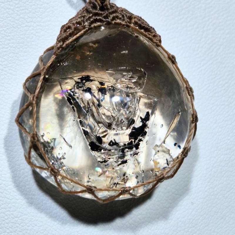 画像4: ☆01/01UP☆奇跡の水入り水晶：100万年前の不老不死の水：たっぷり水の入った最高級水晶：Element Flow (4)