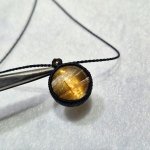 画像5: ☆01/01UP☆超ハイクオリティ：小粒世界一＊ブラジル産ゴールドルチルクォーツ！金の針金が水晶の中に：美しい金の結晶：始動（Shidō） (5)