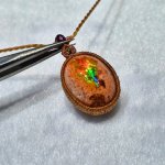 画像7: ☆01/01UP☆1世界最高品質のカンテラオパール全部出します：登場：マイクロマクラメ作品:虹色のきらきらがとまりません：メキシコオパールの奇跡：兆火（きざしび） (7)