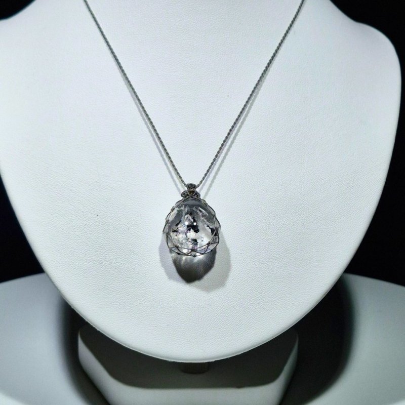 画像2: ☆01/01UP☆奇跡の水入り水晶：100万年前の不老不死の水：たっぷり水の入った最高級水晶：巡り（Meguri） (2)