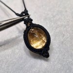 画像4: ☆01/01UP☆超ハイクオリティ：小粒世界一＊ブラジル産ゴールドルチルクォーツ！金の針金が水晶の中に：美しい金の結晶：Golden Compass 2026 (4)