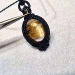 画像5: ☆01/01UP☆超ハイクオリティ：小粒世界一＊ブラジル産ゴールドルチルクォーツ！金の針金が水晶の中に：美しい金の結晶：Aurora Path（オーロラ・パス） (5)