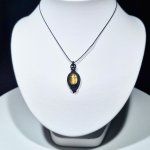 画像2: ☆01/01UP☆超ハイクオリティ：小粒世界一＊ブラジル産ゴールドルチルクォーツ！金の針金が水晶の中に：美しい金の結晶：Aurora Path（オーロラ・パス） (2)