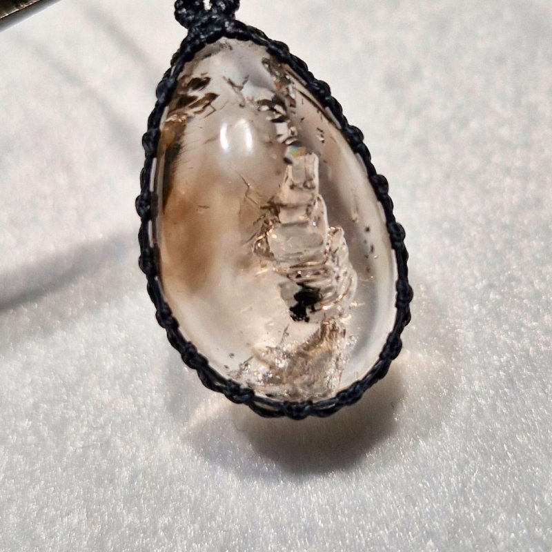 画像4: ☆01/01UP☆奇跡の水入り水晶：100万年前の不老不死の水：たっぷり水の入った最高級水晶：Inner Cosmos（インナー・コスモス） (4)