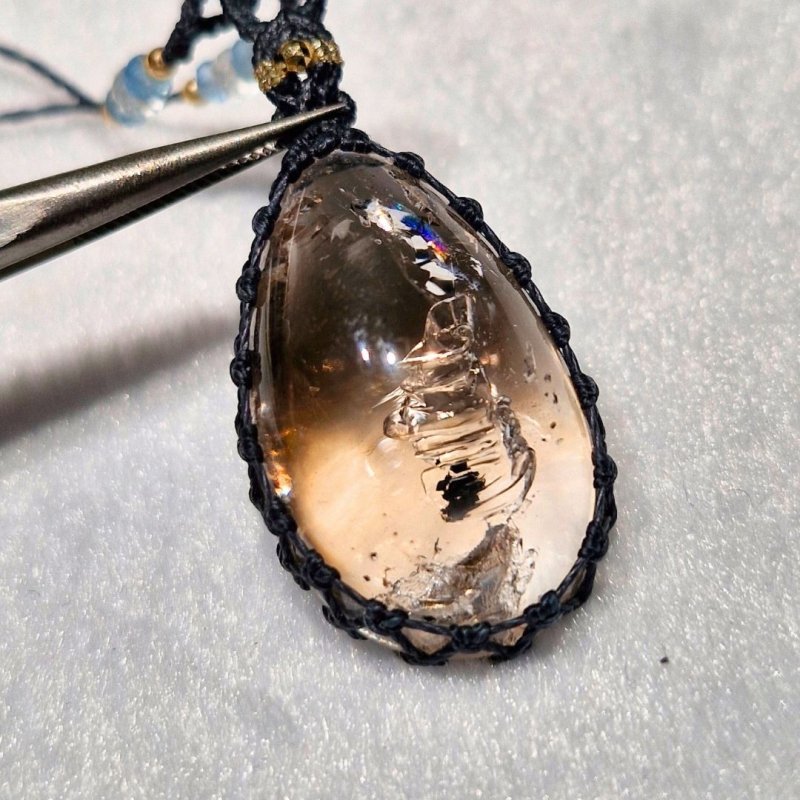 画像5: ☆01/01UP☆奇跡の水入り水晶：100万年前の不老不死の水：たっぷり水の入った最高級水晶：Inner Cosmos（インナー・コスモス） (5)