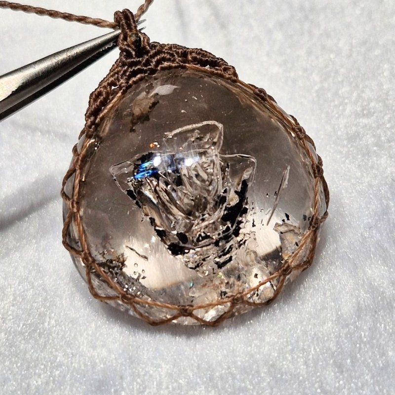 画像6: ☆01/01UP☆奇跡の水入り水晶：100万年前の不老不死の水：たっぷり水の入った最高級水晶：Element Flow (6)