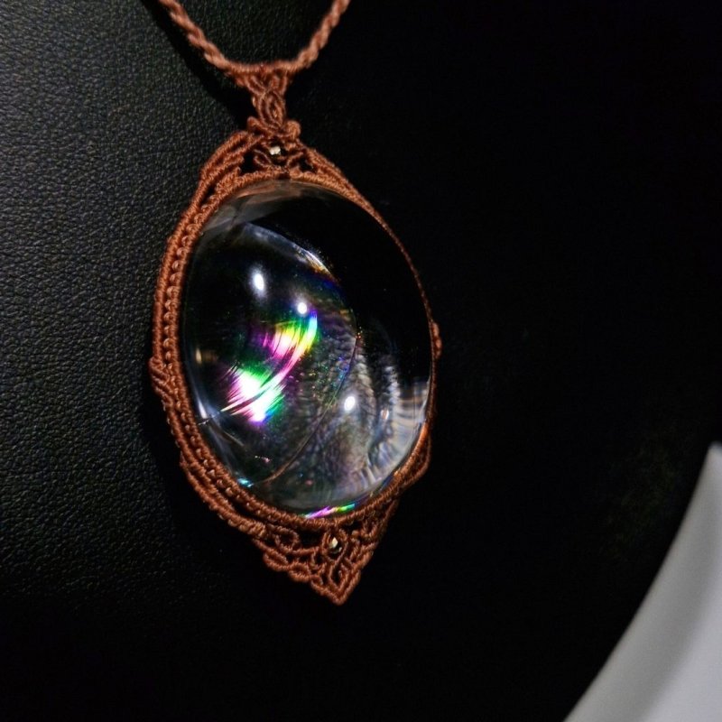 画像5: ☆01/01UP☆天然アイリスクォーツ：虹の屈折の出る奇跡のピース：タイランパーン産：奇跡の虹入りBIGサイズ：Still Light (5)