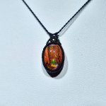 画像4: ☆01/01UP☆1世界最高品質のカンテラオパール全部出します：登場：マイクロマクラメ作品:虹色のきらきらがとまりません：メキシコオパールの奇跡：灯脈（とうみゃく） (4)