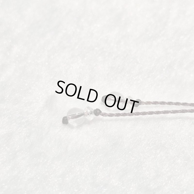 画像2: ☆1/01UP☆先生作品マイクロマクラメジュエリー：スタースターサファイヤ×超ハイクオリティムーンストーン：息づく鉱物（Living Mineral） (2)