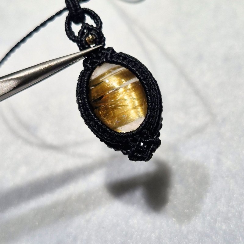 画像6: ☆01/01UP☆超ハイクオリティ：小粒世界一＊ブラジル産ゴールドルチルクォーツ！金の針金が水晶の中に：美しい金の結晶：Aurora Path（オーロラ・パス） (6)